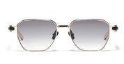 Ottica Mondello Roma - John Dalia - RICHY-C415 - RICHY - C415 ROSE GOLD / CARBON EFFECT - Metal - shape Panto - gold, black - EYEWEAR - SUNGLASSES - Unisex,Uomo,Donna,Women,Men - lens Gradient grey - Made In France