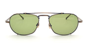 Ottica Mondello Roma - Matsuda - M3151.SG.AG.54 - M3151 - ANTIQUE GOLD / SAGE GREEN - Titanium - shape Navigator - antique gold - EYEWEAR - SUNGLASSES - Unisex,Uomo,Donna,Women,Men - lens Sage green - Made In Japan