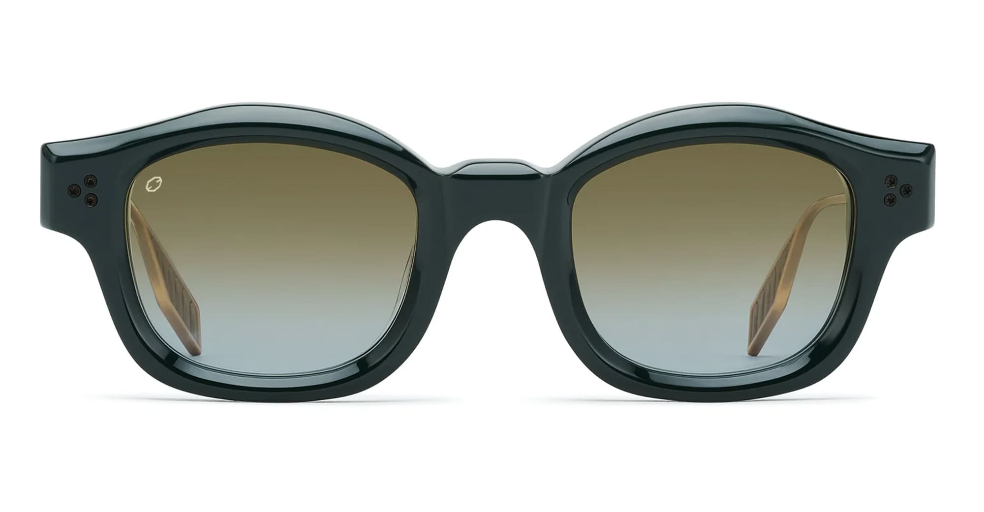 Ottica Mondello Roma - T HENRI - V2CBR - V2 - BRITISH RACING GREEN - Acetate - shape Squared - green - EYEWEAR - SUNGLASSES - Unisex,Uomo,Donna,Women,Men - lens Gradient green - Made In Japan
