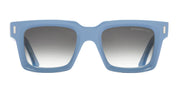 Ottica Mondello Roma - Cutler and Gross - CGSN-1386-52-A8 - 1386 - SOLID LIGHT BLUE - Acetate - shape Squared - blue - EYEWEAR - SUNGLASSES - Unisex,Uomo,Donna,Women,Men - lens Gradient grey - Made In Italy