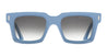 Ottica Mondello Roma - Cutler and Gross - CGSN-1386-52-A8 - 1386 - SOLID LIGHT BLUE - Acetate - shape Squared - blue - EYEWEAR - SUNGLASSES - Unisex,Uomo,Donna,Women,Men - lens Gradient grey - Made In Italy