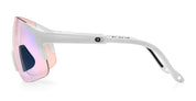 Ottica Mondello Roma - Alba Optics - 8050054515892 - JUMBO - WHITE / VZUM F-LENS FLM - Tr90 - shape Mask - White - EYEWEAR - SUNGLASSES - Unisex,Uomo,Donna,Women,Men - lens purple - Made In Italy