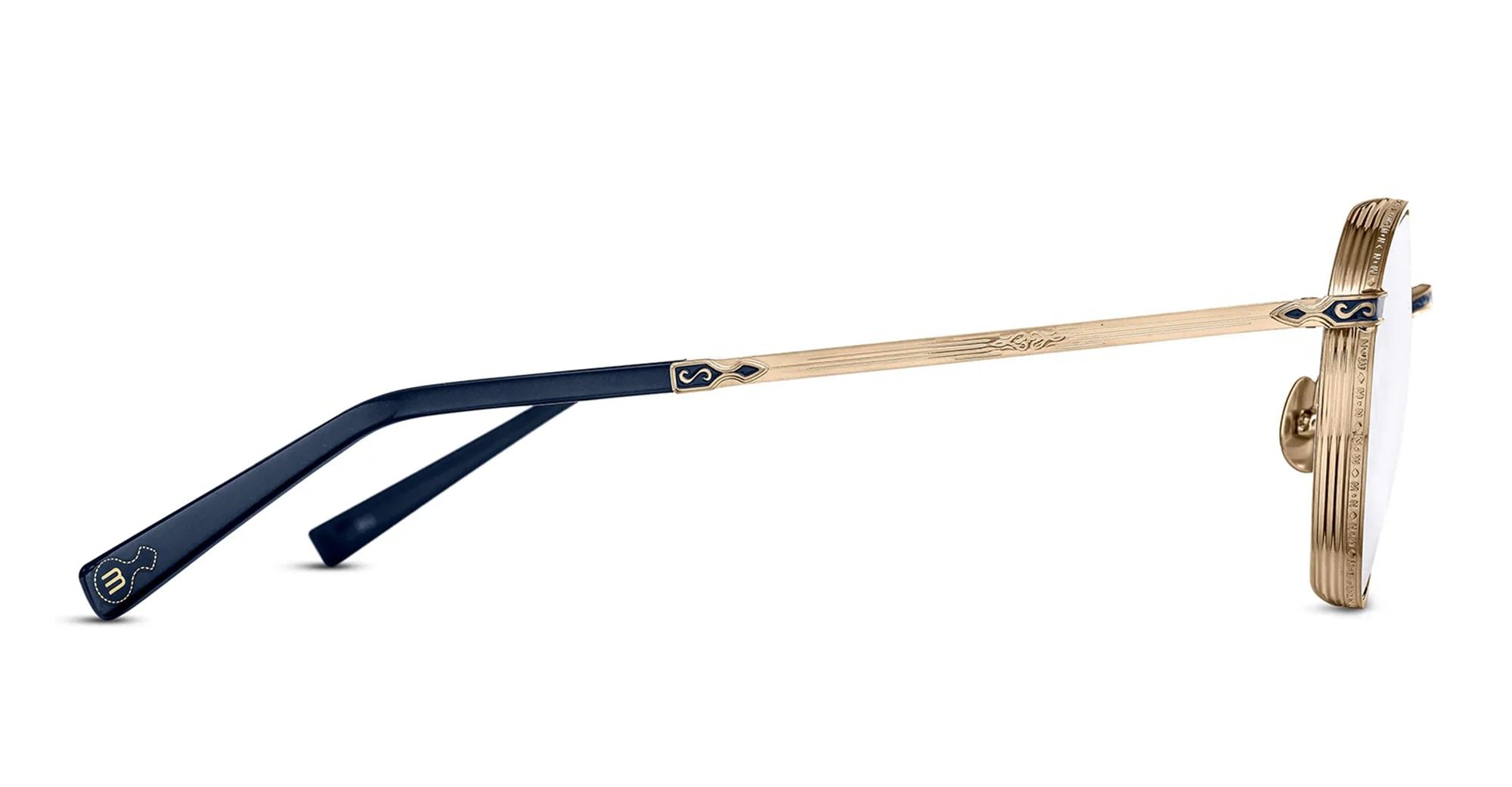 Ottica Mondello Roma - Matsuda - M3164.RX.AG.50 - M3164 - ANTIQUE GOLD RX - Titanium - shape Panto - Gold - EYEWEAR - EYEGLASSES - Unisex,Uomo,Donna,Women,Men - lens Clear - Made In Japan