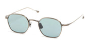 Ottica Mondello Roma - Peter and May - TT2AGK - TT2 THE WAY - ANTIQUE GOLD KALLA - Titanium - shape Squared - Gold - EYEWEAR - SUNGLASSES - Uomo,Men - lens Blue - Made In Japan