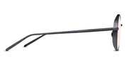 Ottica Mondello Roma - Matsuda - M3087-SG-MBK2.46 - M3087 - ROSE GOLD MATTE BLACK / CAFFE PINK - Titanium - shape Round - Black - EYEWEAR - SUNGLASSES - Unisex,Uomo,Donna,Women,Men - lens Pink - Made In Japan