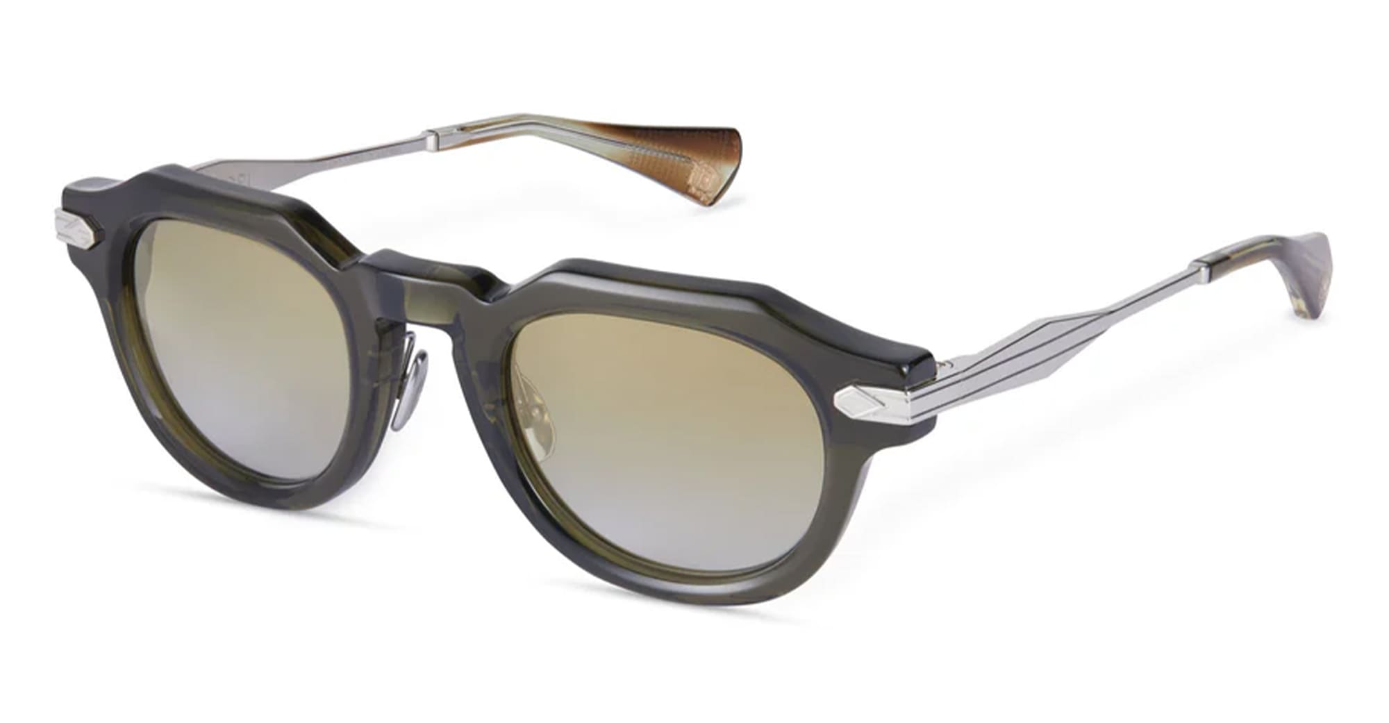 Ottica Mondello Roma - T HENRI - MCG-TI - M1 - RAINFOREST - Acetate - shape  - green - EYEWEAR - SUNGLASSES - Unisex,Uomo,Donna,Women,Men - lens  - Made In Japan