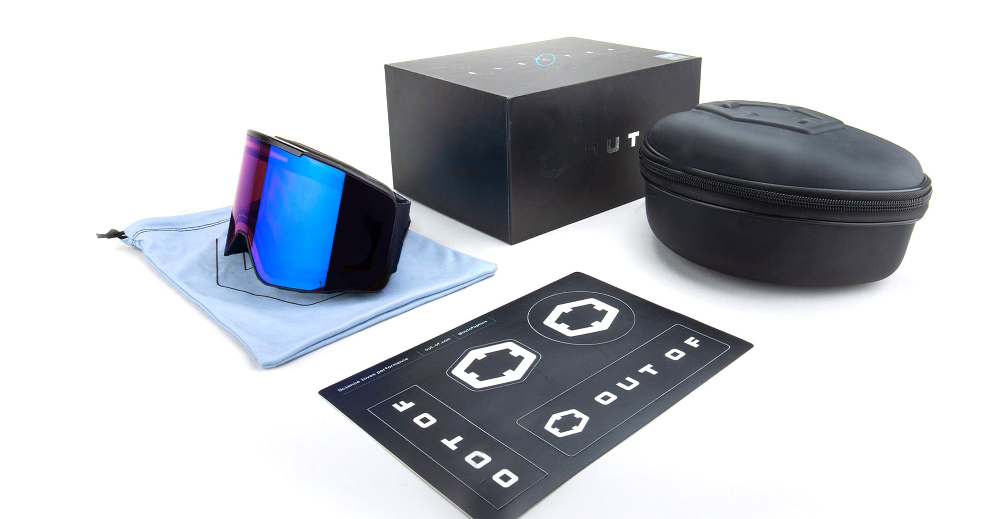 Ottica Mondello Roma - Out Of - XG147986 - ELECTRA 3 - BLUR / IRID BLUE - Acetate - shape  - Black, Blue - EYEWEAR - GOGGLES - Unisex,Uomo,Donna,Women,Men - lens  - Made In Italy