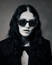 Ottica Mondello Roma - Jacques Marie Mage - JMMWK-18L - WALKER - BORNEO - Acetate - shape Rectangular - green - EYEWEAR - SUNGLASSES - Unisex,Uomo,Donna,Women,Men - lens orange - Made In Japan