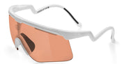 Ottica Mondello Roma - Alba Optics - 8050054518602 - DELTA - WHITE / VZUM SALMON - Tr90 - shape Mask - White - EYEWEAR - SUNGLASSES - Unisex,Uomo,Donna,Women,Men - lens Pink - Made In Italy
