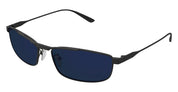 Ottica Mondello Roma - Balenciaga - BB0451S-002 - BB0451S-002 - GREY - Metal - shape Rectangular - grey - EYEWEAR - SUNGLASSES - Unisex,Uomo,Donna,Women,Men - lens Blue - Made In Italy