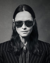 Ottica Mondello Roma - Jacques Marie Mage - JMMER-17H - EARL - BORDEAUX - Titanium - shape Navigator - Silver - EYEWEAR - SUNGLASSES - Uomo,Men - lens burgundy - Made In Japan