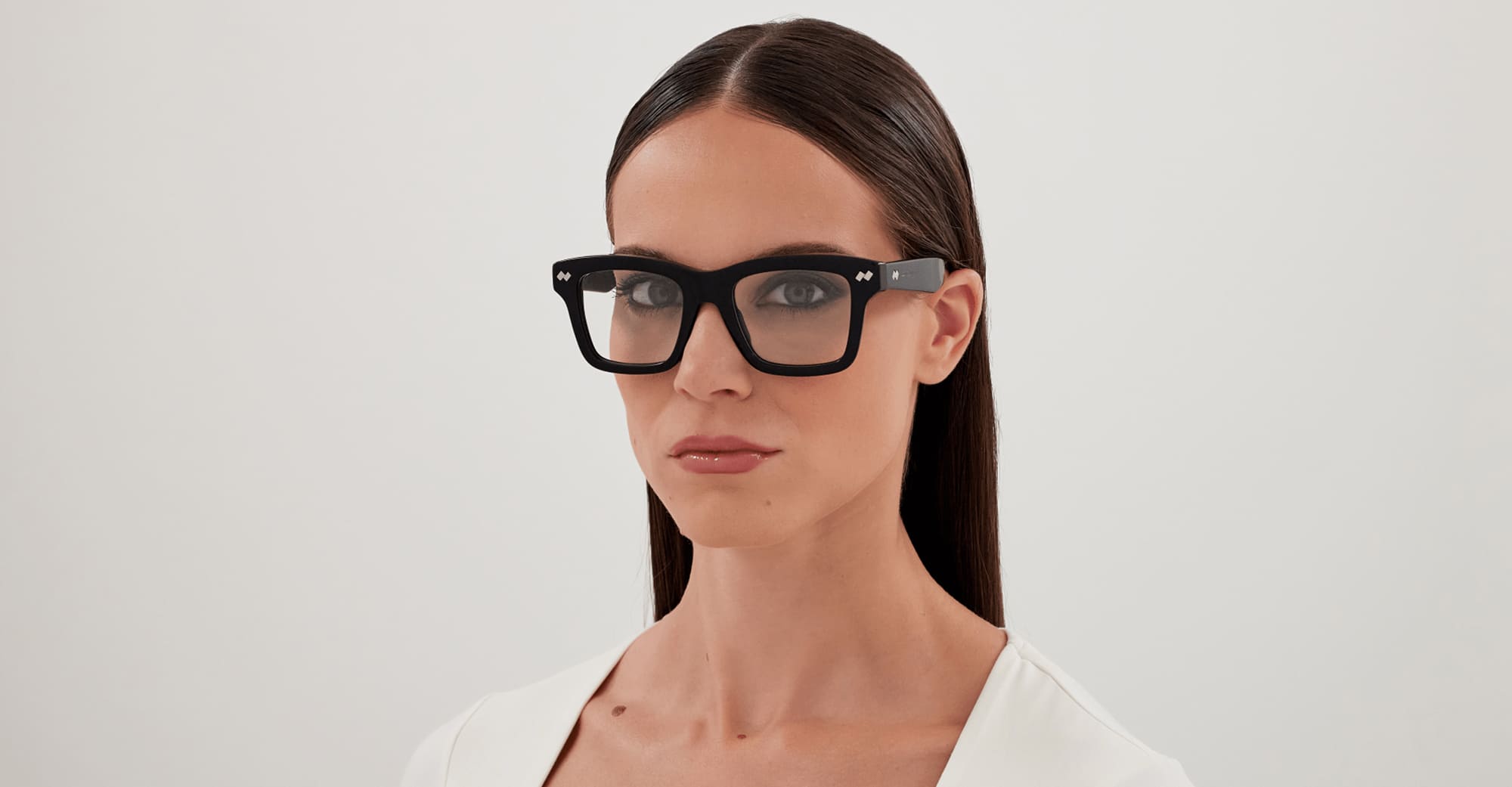 Ottica Mondello Roma - Bottega Veneta - BV1353O-005 - BV1353O-005 - BLACK RX - Acetate - shape Squared - green - EYEWEAR - SUNGLASSES - Donna,Women - lens Clear - Made In Japan