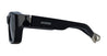 Ottica Mondello Roma - Jacquemus - JAC9C1SUN - MERIDIANO - BLACK / SILVER - Acetate - shape Rectangular - Black - EYEWEAR - SUNGLASSES - Donna,Women - lens Grey - MadeIn Japan