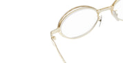 Ottica Mondello Roma - Kuboraum - KROH18GD000000OP - MASK H18 - GOLD RX - Metal - shape Oval - Gold - EYEWEAR - EYEGLASSES - Unisex,Uomo,Donna,Women,Men - lens Clear - Made In Italy