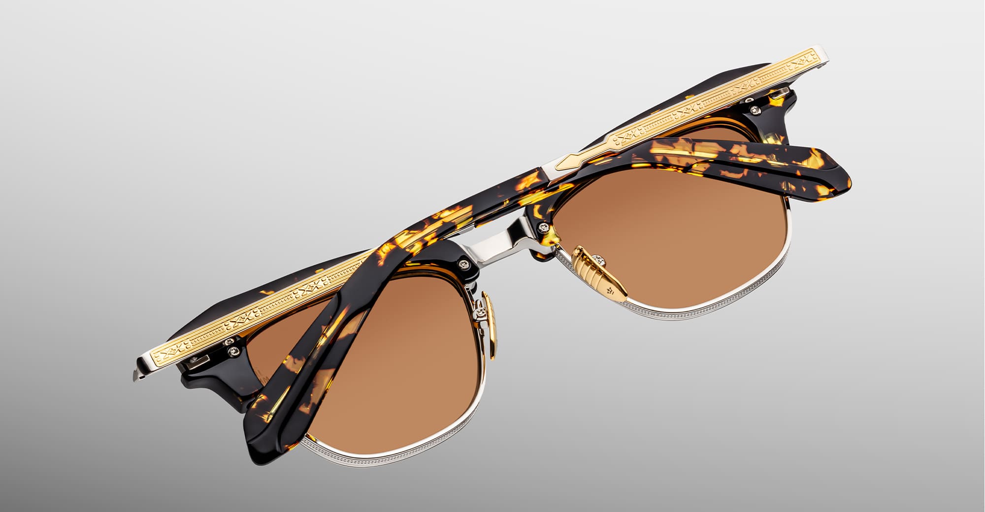 Ottica Mondello Roma - Jacques Marie Mage - JMMTQ-H14 - SARTRE - TOKYO - Acetate, titanium - shape Wellington - Tortoise - EYEWEAR - SUNGLASSES - Unisex,Uomo,Donna,Women,Men - lens Brown - Made In Japan