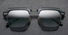 Ottica Mondello Roma - Jacques Marie Mage - JMMWB-88 - LAST FRONTIER VI - WORLAND- BLACK - Acetate, titanium - shape Clubmaster - black, silver - EYEWEAR - SUNGLASSES - Unisex,Uomo,Donna,Women,Men - lens Gradient grey - Made In Japan