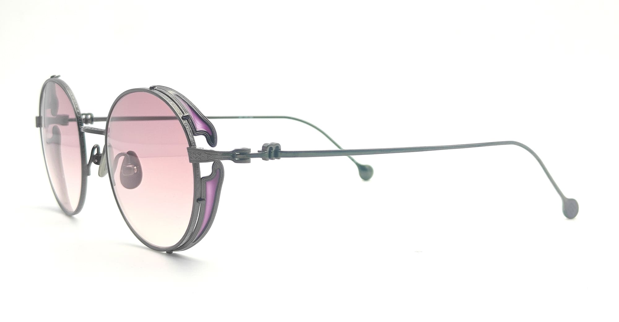 Ottica Mondello Roma - Matsuda - M3152.SG.RTM.48 - M3152 - RUTHENIUM / ROSE GRADIENT - Titanium - shape  - Ruthenium - EYEWEAR - SUNGLASSES - Donna,Women - lens  - Made In Japan