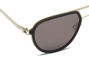 Ottica Mondello Roma - Mykita - 10091612 - MR006 AL3 - Titan / Black / Brown Lens - stainless steel - shape Pilot - Black - EYEWEAR - SUNGLASSES - Unisex,Uomo,Donna,Women,Men - lens Brown - Made In Germany