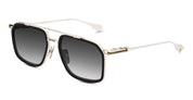 Ottica Mondello Roma - DITA - DTS484-A-02 - LINEAGE.99X - SHINY SILVER / BAVY / YELLOW GOLD - titanium, acetate - shape Navigator - gold, black - EYEWEAR - SUNGLASSES - Unisex,Uomo,Donna,Women,Men - lens Gradient grey - Made In Japan