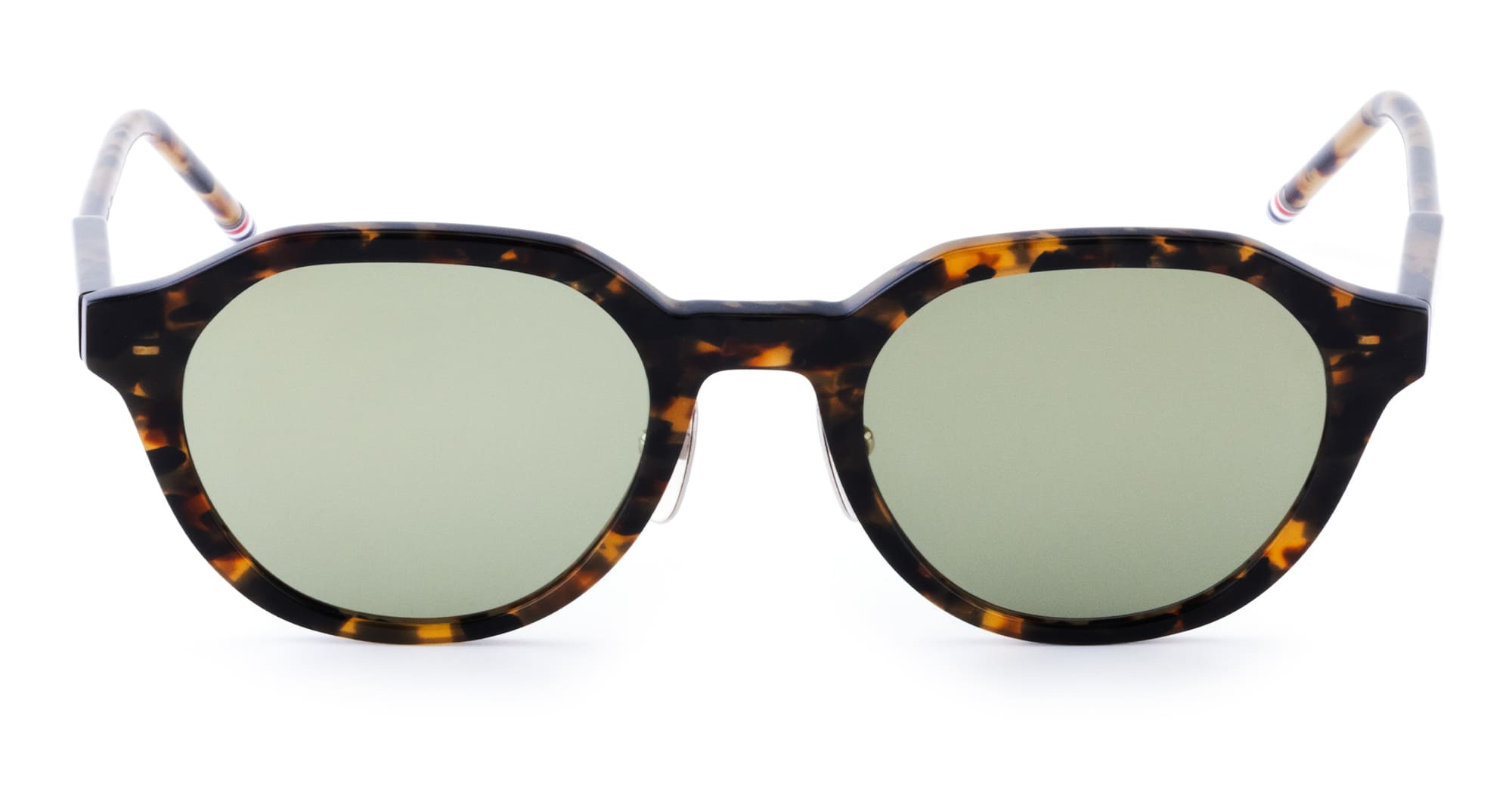 Ottica Mondello Roma - Thom Browne - UES944A-G0002-205-49 - OVAL - DARK BROWN - Acetate - shape Oval - brown - EYEWEAR - SUNGLASSES - Unisex,Uomo,Donna,Women,Men - lens Green - Made In Japan