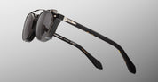Ottica Mondello Roma - Jacques Marie Mage - JMMDYCP-88 - DEMONCEY CLIP ON - BLACK - Titanium - shape Round - Black - EYEWEAR - SUNGLASSES - Unisex,Uomo,Donna,Women,Men - lens Black - Made In Japan