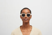 Ottica Mondello Roma - Mykita - 10082818 - KIENE - C189 CHILLED RAW BLONDE - Acetate - shape Squared - cream - EYEWEAR - SUNGLASSES - Donna,Women - lens Brown - Made In Germany
