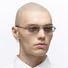 Ottica Mondello Roma - Kuboraum - KRSZ23SL0000002F - MASK Z23 - PALLADIUM MATTE - Metal - shape  - Silver - EYEWEAR - SUNGLASSES - Uomo,Men - lens  - Made In Italy