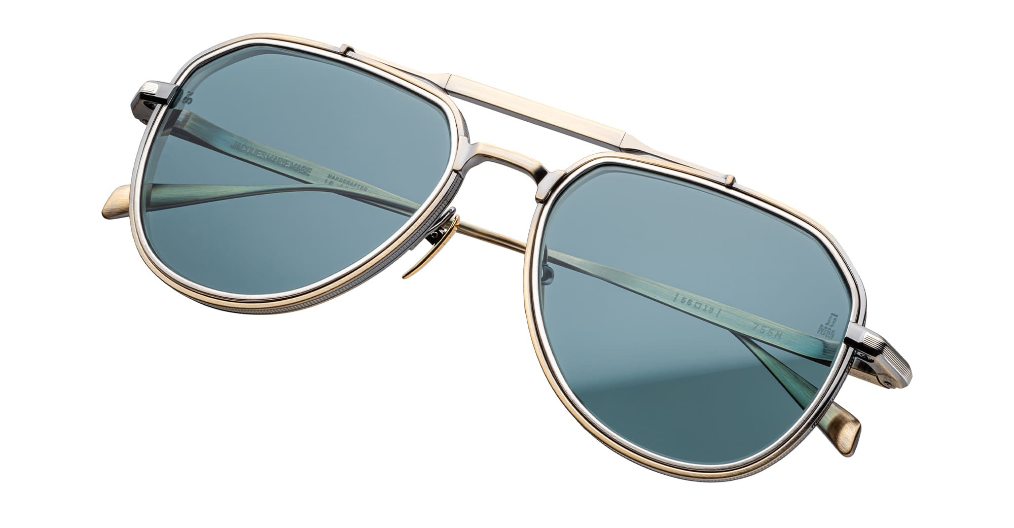 Ottica Mondello Roma - Jacques Marie Mage - JMM7M-19P - YELLOWSTONE VI: 755M - BLUE STAR SPRING - Titanium - shape  - Silver - EYEWEAR - SUNGLASSES - Unisex,Uomo,Donna,Women,Men - lens  - Made In Japan