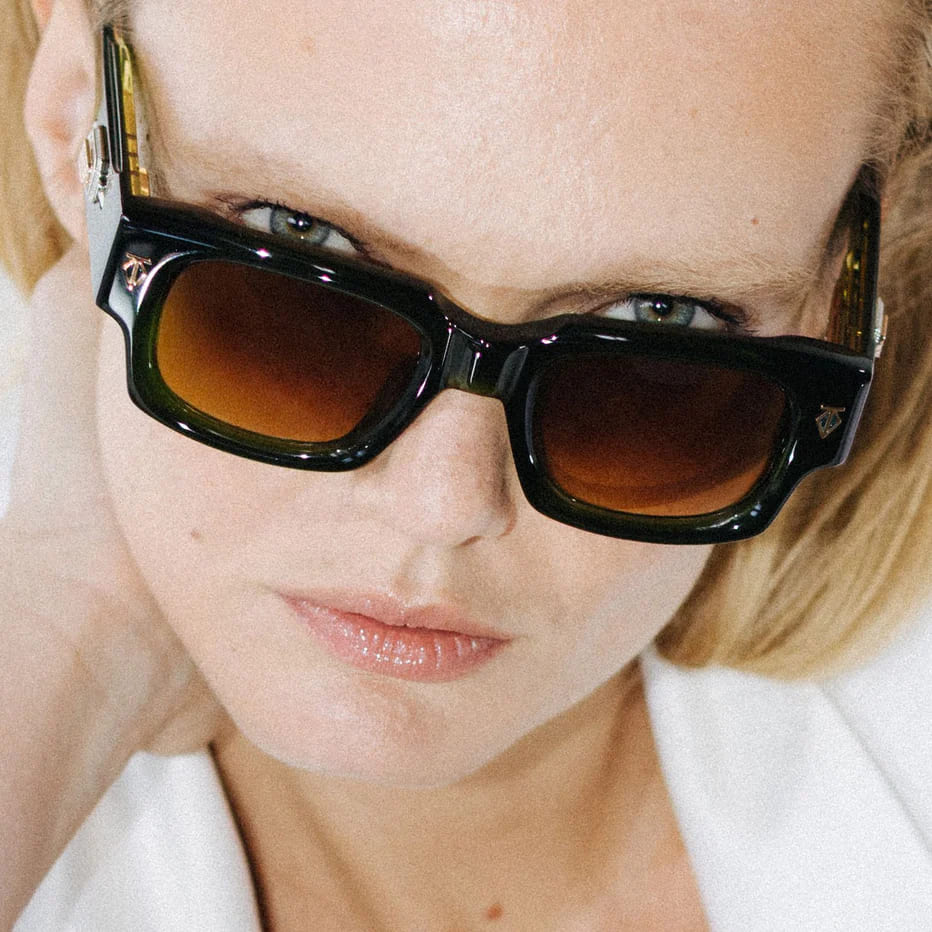 Ottica Mondello Roma - T HENRI - DUAH - DUSEMBERG - SHAMROCK - Acetate - shape  - brown - EYEWEAR - SUNGLASSES - Unisex,Uomo,Donna,Women,Men - lens  - Made In Japan