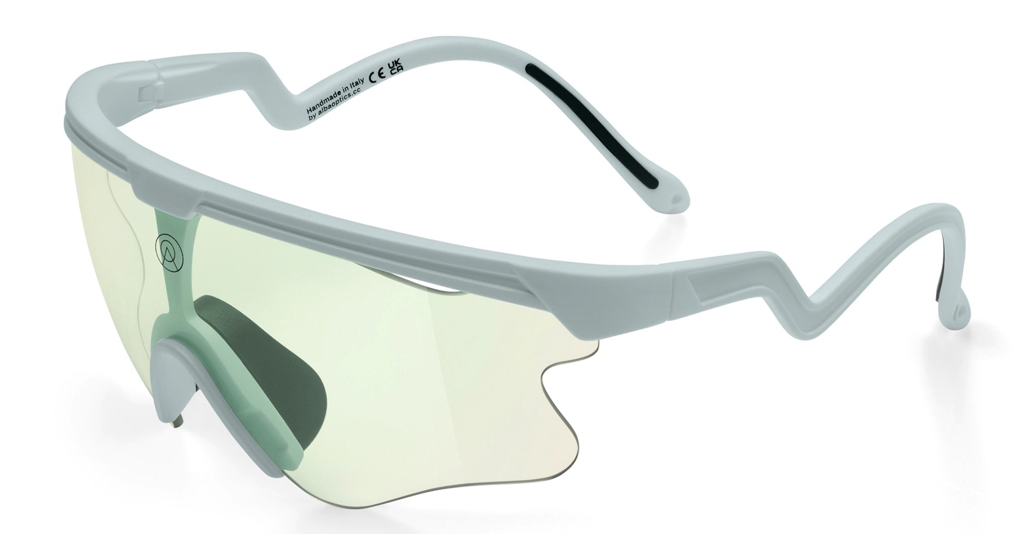 Ottica Mondello Roma - Alba Optics - 8050054517759 - DELTA LEI - ICE / VZUM F-LENS BTL - Tr90 - shape Mask - grey - EYEWEAR - SUNGLASSES - Unisex,Uomo,Donna,Women,Men - lens blue green - Made In Italy