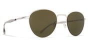 Ottica Mondello Roma - Mykita - 10083975 - TATE - SHINY SILVER - stainless steel - shape Round - Silver - EYEWEAR - SUNGLASSES - Unisex,Uomo,Donna,Women,Men - lens Green - Made In Germany