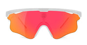 Ottica Mondello Roma - Alba Optics - 8050054518640 - DELTA LEI - WHITE / VZUM F-LENS FIRE - Tr90 - shape Mask - White - EYEWEAR - SUNGLASSES - Unisex,Uomo,Donna,Women,Men - lens red - Made In Italy