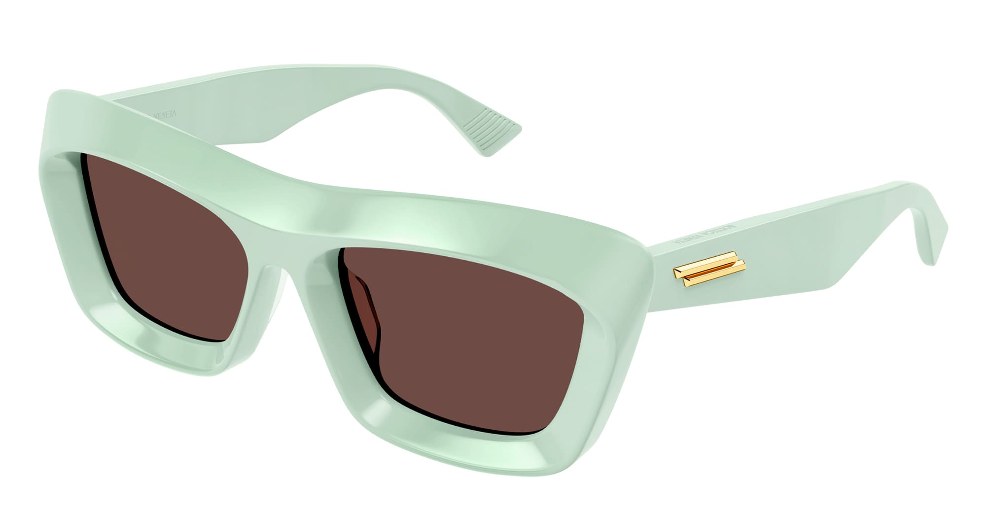 Ottica Mondello Roma - Bottega Veneta - BV1283S-004 - BV1283S-004 - GREEN - Acetate - shape  - green - EYEWEAR - SUNGLASSES - Donna,Women - lens  - Made In Japan