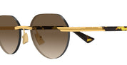 Ottica Mondello Roma - Bottega Veneta - BV1379S-003 - BV1379S-003 - GOLD / HAVANA - Metal - shape Round - Gold - EYEWEAR - SUNGLASSES - Uomo,Men - lens Brown - Made In Japan