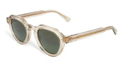 Ottica Mondello Roma - Ahlem - AHL.000855.SUN - Grenelle - Novemberlight / Gradient green Lens - Acetate - shape Panto - transparent beige - EYEWEAR - SUNGLASSES - Unisex,Uomo,Donna,Women,Men - lens Gradient green - Made In France