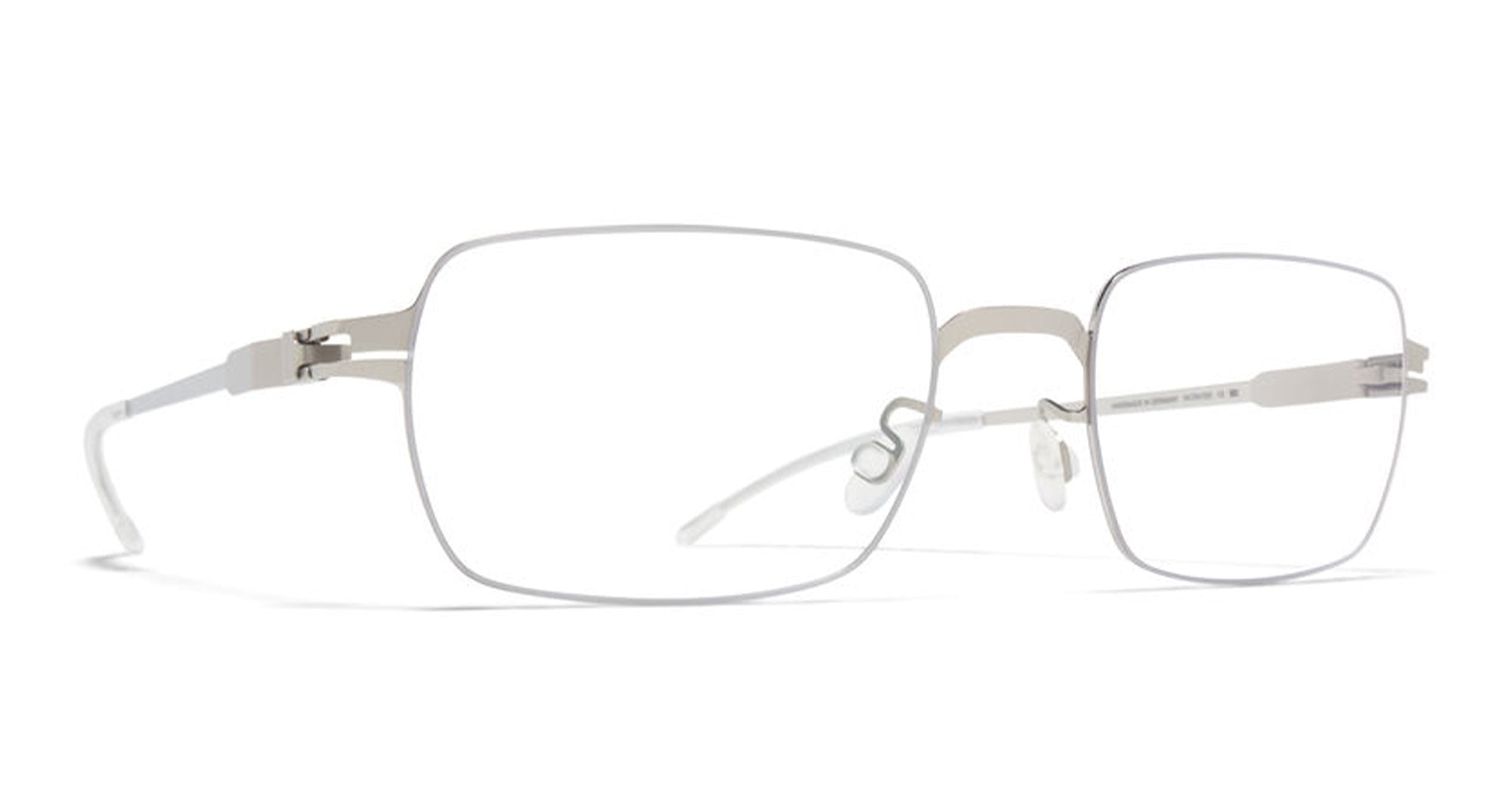 Ottica Mondello Roma - Mykita - 10089894 - ASGER - 919 CASHMERE SILVER / SHINY SILVER RX - stainless steel - shape Rectangular - Silver - EYEWEAR - EYEGLASSES - Unisex,Uomo,Donna,Women,Men - lens Clear - Made In Germany