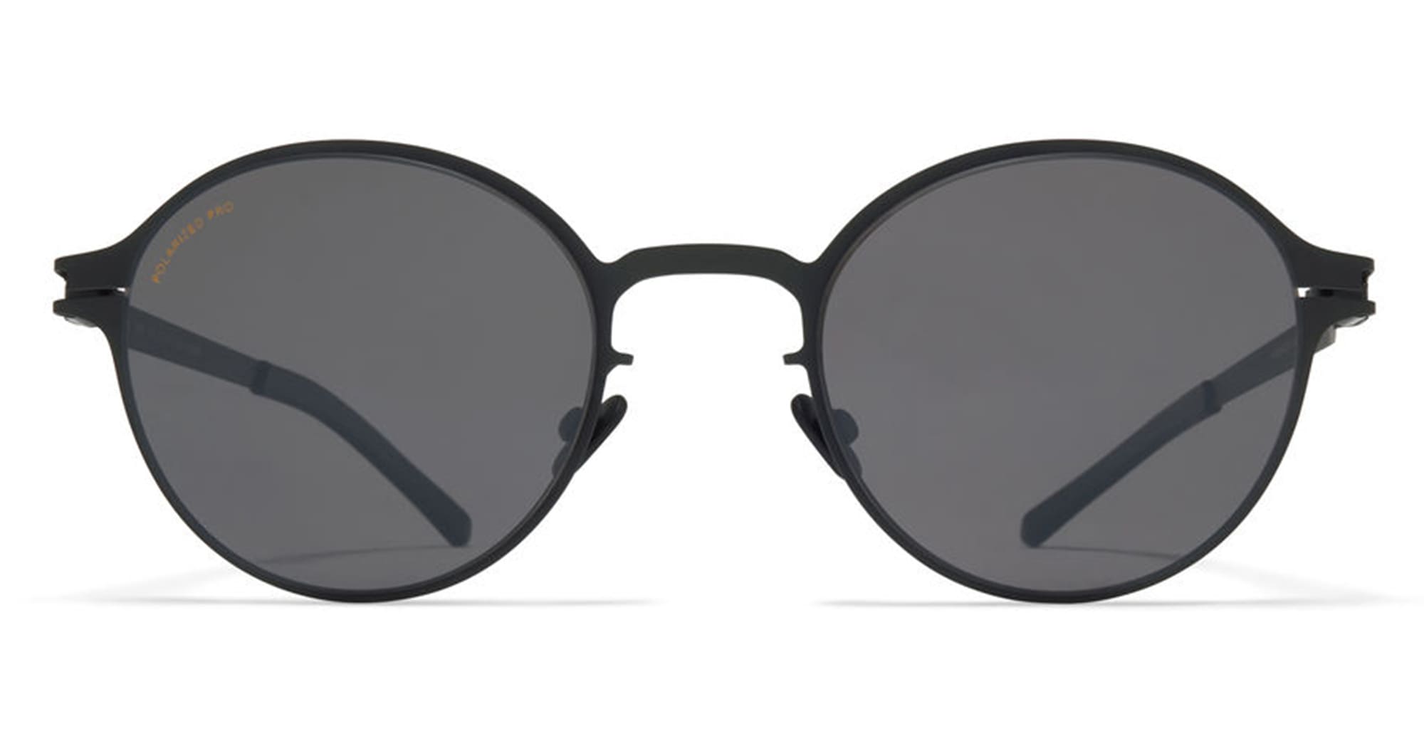 Ottica Mondello Roma - Mykita - 10091667 - WIM - BLACK / POLARIZED GREY LENS - stainless steel - shape Round - Black - EYEWEAR - SUNGLASSES - Unisex,Uomo,Donna,Women,Men - lens Grey - Made In Germany