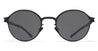 Ottica Mondello Roma - Mykita - 10091667 - WIM - BLACK / POLARIZED GREY LENS - stainless steel - shape Round - Black - EYEWEAR - SUNGLASSES - Unisex,Uomo,Donna,Women,Men - lens Grey - Made In Germany