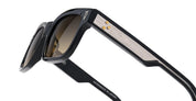 Ottica Mondello Roma - T HENRI - DAS - DAYTONA - SHADOW II - Acetate - shape Squared - Black - EYEWEAR - SUNGLASSES - Unisex,Uomo,Donna,Women,Men - lens Gradient brown - Made In Japan