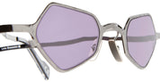 Ottica Mondello Roma - Kuboraum - KRSZ25GM000000VC - MASK Z25 - GUNMETAL - metal, acetate - shape Geometrical - dark grey - EYEWEAR - SUNGLASSES - Unisex,Uomo,Donna,Women,Men - lens violet - Made In Italy