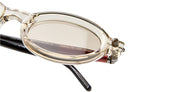 Ottica Mondello Roma - Kuboraum - KRS0P6CHP000002M - MASK P6 CHP - CHAMPAGNE - Acetate - shape Oval - Champagne - EYEWEAR - SUNGLASSES - Unisex,Uomo,Donna,Women,Men - lens light brown - Made In Italy