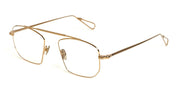 Ottica Mondello Roma - Ahlem - AHL.000956.OPT - New York - Champagne Gold RX - Metal - shape Squared - Gold - EYEWEAR - EYEGLASSES - Unisex,Uomo,Donna,Women,Men - lens Clear - Made In France