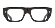Ottica Mondello Roma - Cutler and Gross - CGOP-1413-53-01 - 1413 - BLACK ON GREEN RX - Acetate - shape Squared - Black - EYEWEAR - EYEGLASSES - Unisex,Uomo,Donna,Women,Men - lens Clear - Made In Japan