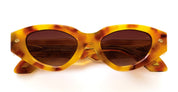 Ottica Mondello Roma - Daizo - A-NC001e-A1-BG01 - ALICE - AMBER / 18k gold - Acetate - shape Cat-eye - brown - EYEWEAR - SUNGLASSES - Unisex,Uomo,Donna,Women,Men - lens Gradient brown - Made In Japan