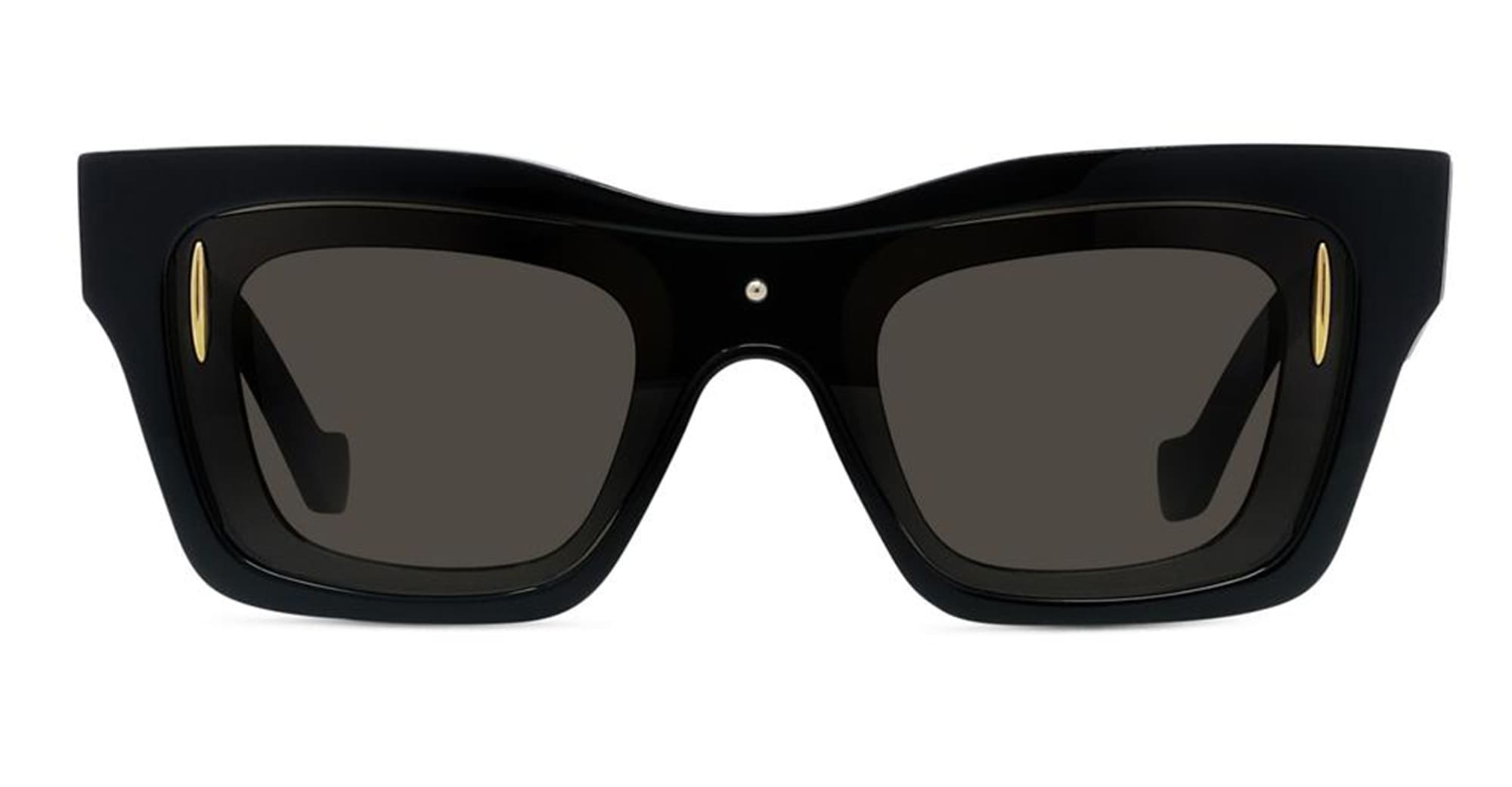 Ottica Mondello Roma - Loewe - LW40169I5401E - SIGNATURE LW40169I - BLACK - Acetate, metal - shape Rectangular - Black - EYEWEAR - SUNGLASSES - Uomo,Men - lens Brown - Made In Italy