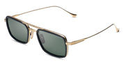 Ottica Mondello Roma - DITA - DTS134-53-02-Z - FLIGHT.008 - MATTE BLACK / GOLD - Titanium - shape Navigator - Black, gold - EYEWEAR - SUNGLASSES - Unisex,Uomo,Donna,Women,Men - lens Green - Made In Japan
