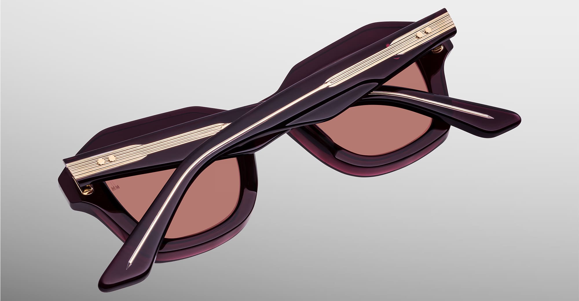 Ottica Mondello Roma - Jacques Marie Mage - JMMQE-18M - EICHLER - AMARENA - Acetate - shape Squared - burgundy - EYEWEAR - SUNGLASSES - Unisex,Uomo,Donna,Women,Men - lens red - Made In Japan