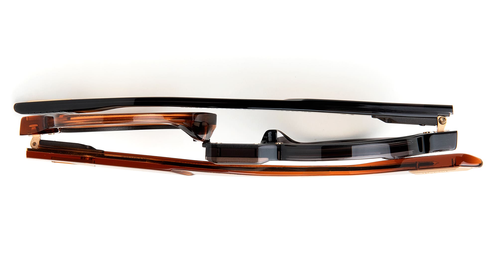 Ottica Mondello Roma - Movitra - ERROR 404 LIGHT BROWN S - ERROR 404 - BLACK - LIGHT BROWN / GOLD LENS - Acetate - shape Round - black, brown - EYEWEAR - SUNGLASSES - Uomo,Men - lens Gold - Made In Italy