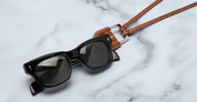 Ottica Mondello Roma - Jacques Marie Mage - JMMOVP-93 - JMM EYEWEAR NECKLACE - BOLIN - TAN - Leather - shape Necklace - brown - ACCESSORI - ACCESSORIES - Unisex,Uomo,Donna,Women,Men - lens  - Made In Italy
