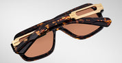 Ottica Mondello Roma - Jacques Marie Mage - JMMGG-6D - FUGUE - AGAR - Acetate, titanium - shape Navigator - brown - EYEWEAR - SUNGLASSES - Uomo,Men - lens Gradient brown - Made In Japan